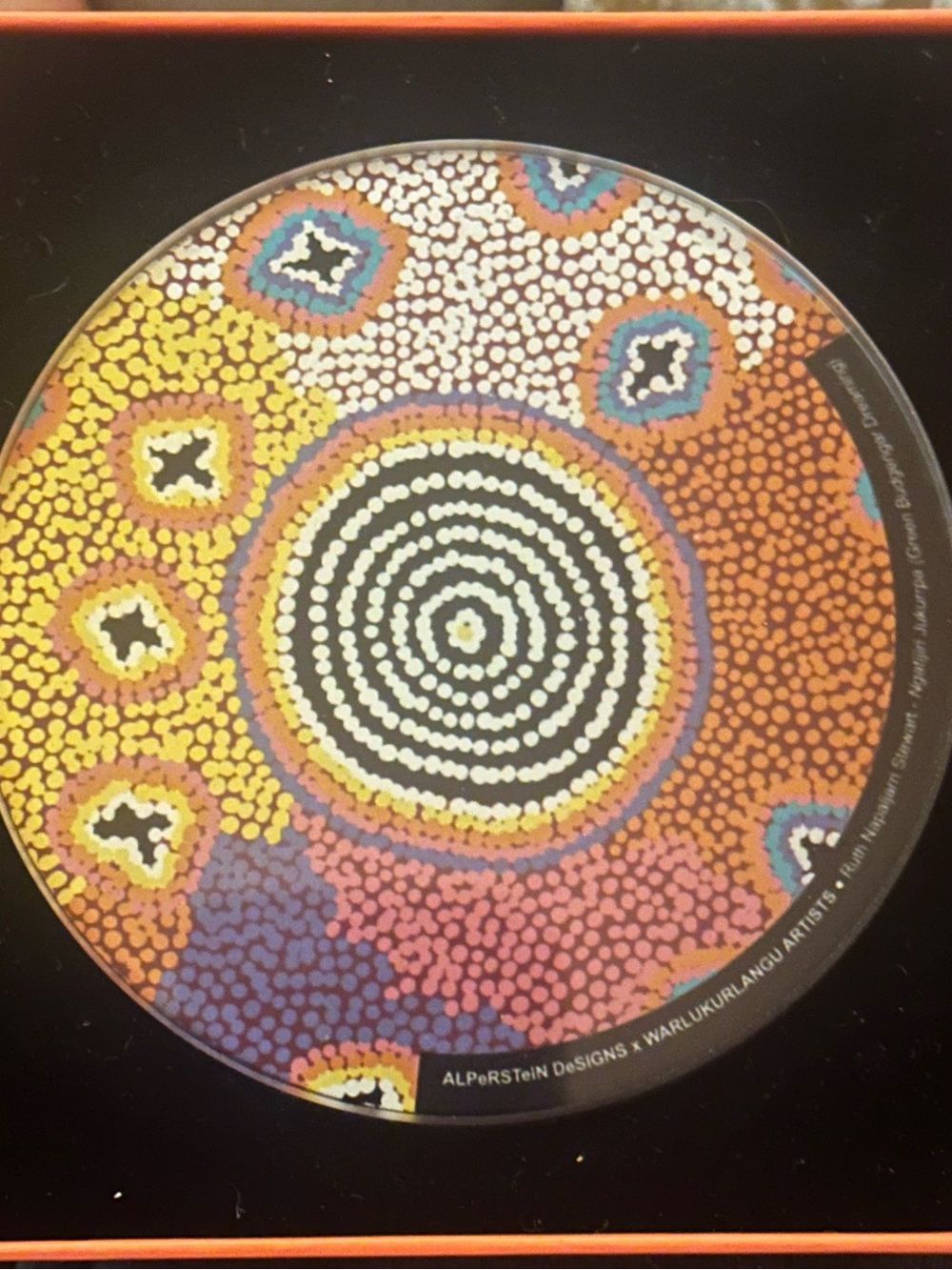 Glass Coaster Set - Multicolor - Picture 2 of 2